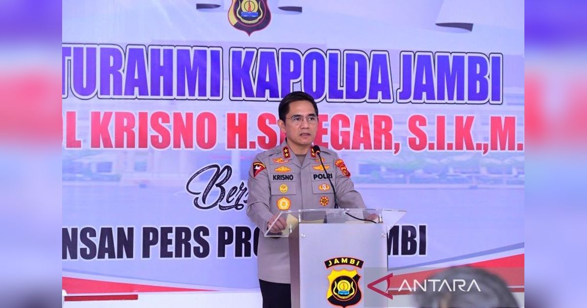 Kapolda Jambi Ajak Jurnalis Jaga Stabilitas Daerah, Hindari Berita yang Memecah Belah