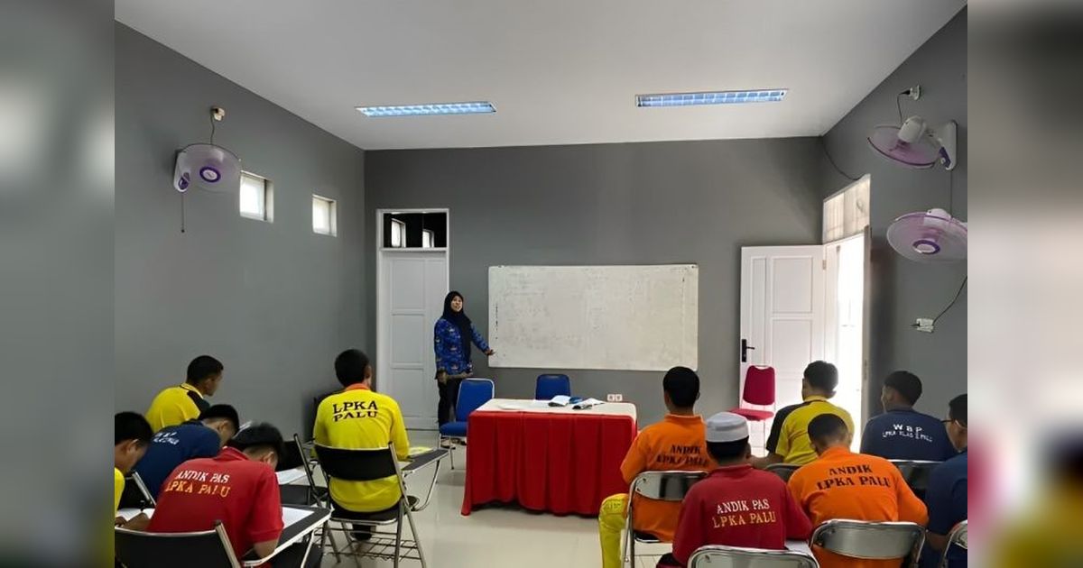 Anak Binaan LPKA Palu Ikuti USBN Kesetaraan, Wujudkan Hak Pendidikan