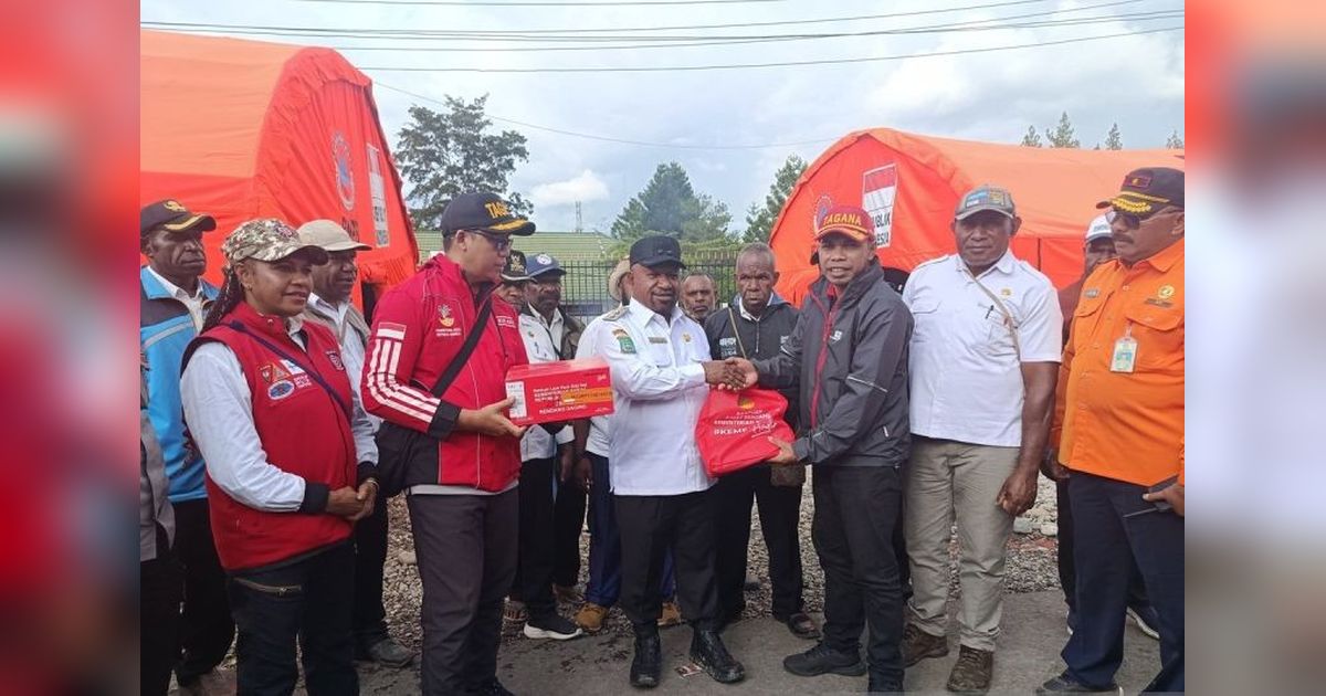 10 Ton Beras dari Kemensos untuk Korban Banjir Bandang Jayawijaya