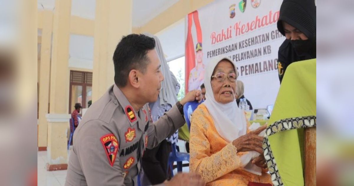 Polres Pemalang Gelar Layanan Kesehatan dan KB Gratis, Bantu Warga Kurang Mampu