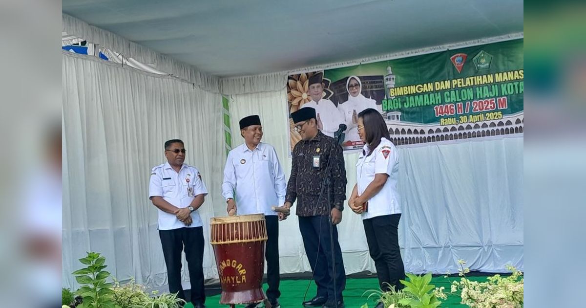 321 Calon Haji Kota Ambon Ikuti Manasik Haji Jelang Keberangkatan 2025