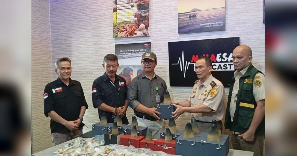Kemenhut Gagalkan Penyelundupan Satwa Dilindungi di Sulut, Libatkan WNA China