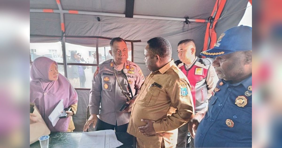 Polres Jayawijaya Siagakan 40 Personel Tangani Bencana Banjir Wamena