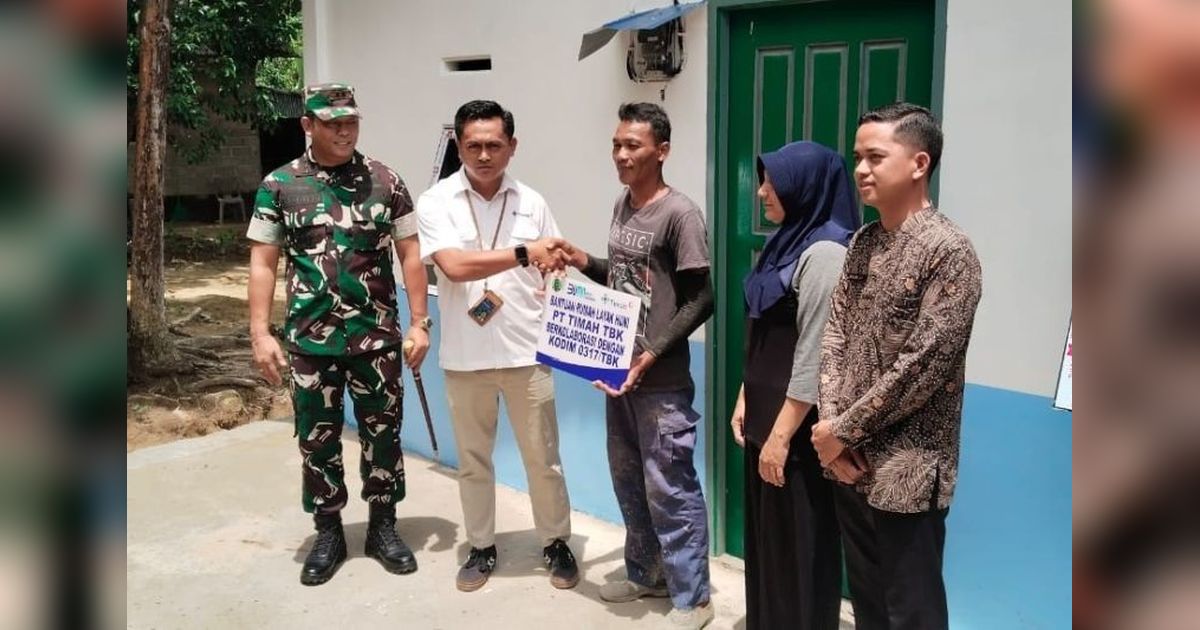PT Timah Bangun Rumah Layak Huni untuk Warga Karimun, Wujudkan Impian Nasir