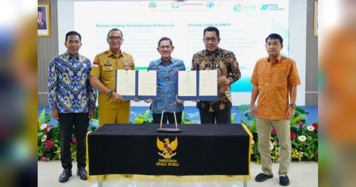 Ombudsman, Kemenhut, dan BNPP Jalin Kerja Sama Tingkatkan Pelayanan Publik