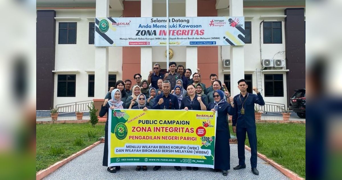 PN Parigi Gencarkan Kampanye Zona Integritas Menuju WBK