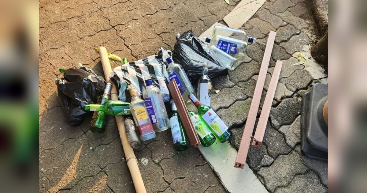 Polisi Sita Puluhan Botol dan Kayu Jelang Aksi Hari Buruh di Semarang
