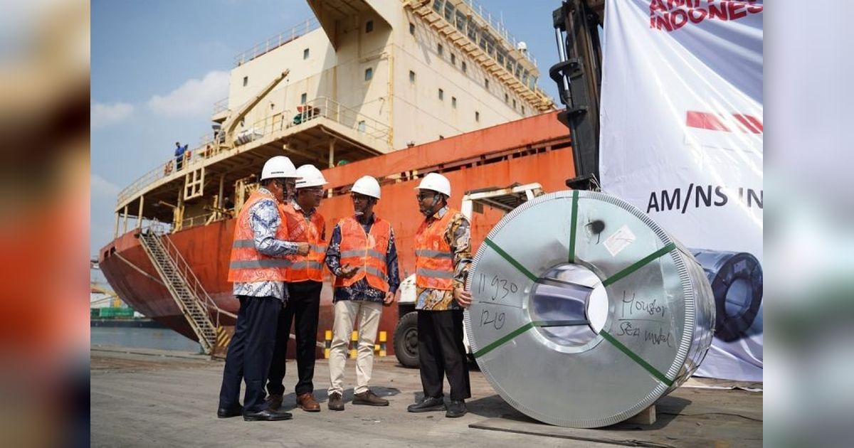 PT AM/NS Indonesia Ekspor 10.000 Ton Baja ke AS: Strategi Perluas Pasar Global