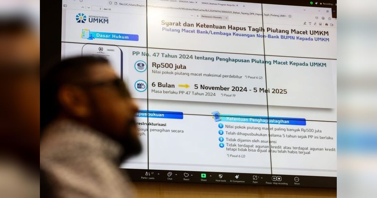 Tantangan Penghapusan Piutang Macet UMKM: Restrukturisasi Jadi Kendala Utama