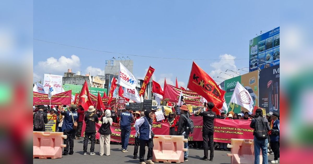 Hari Buruh di Lampung Berjalan Aman dan Kondusif, Gubernur Apresiasi Serikat Buruh