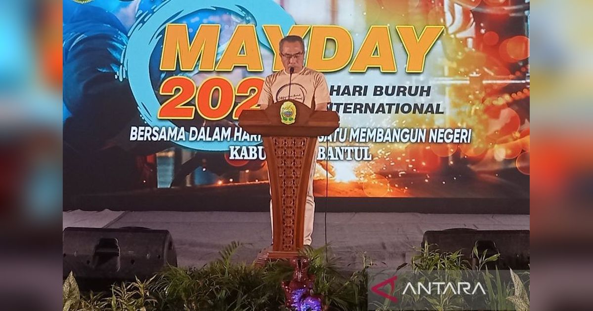Bupati Bantul: May Day Kuatkan Hubungan Industrial Pengusaha dan Buruh