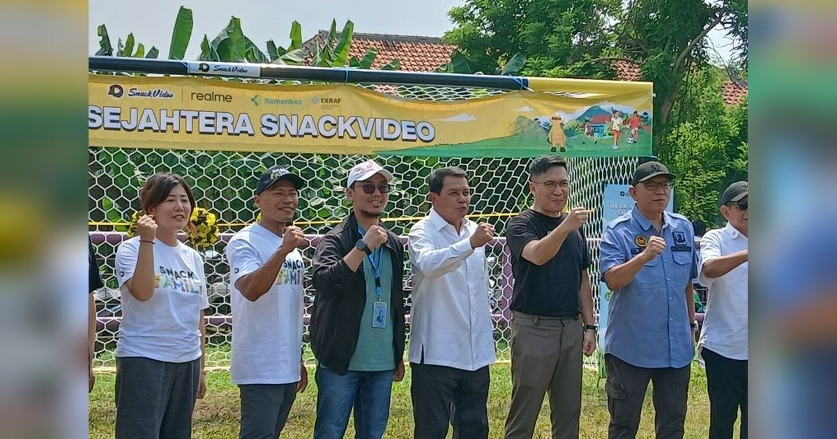 Pemkab Tangerang dan Snack Video Kolaborasi Revitalisasi Stadion Mini Legok, Bidik Bibit Unggul Sepak Bola