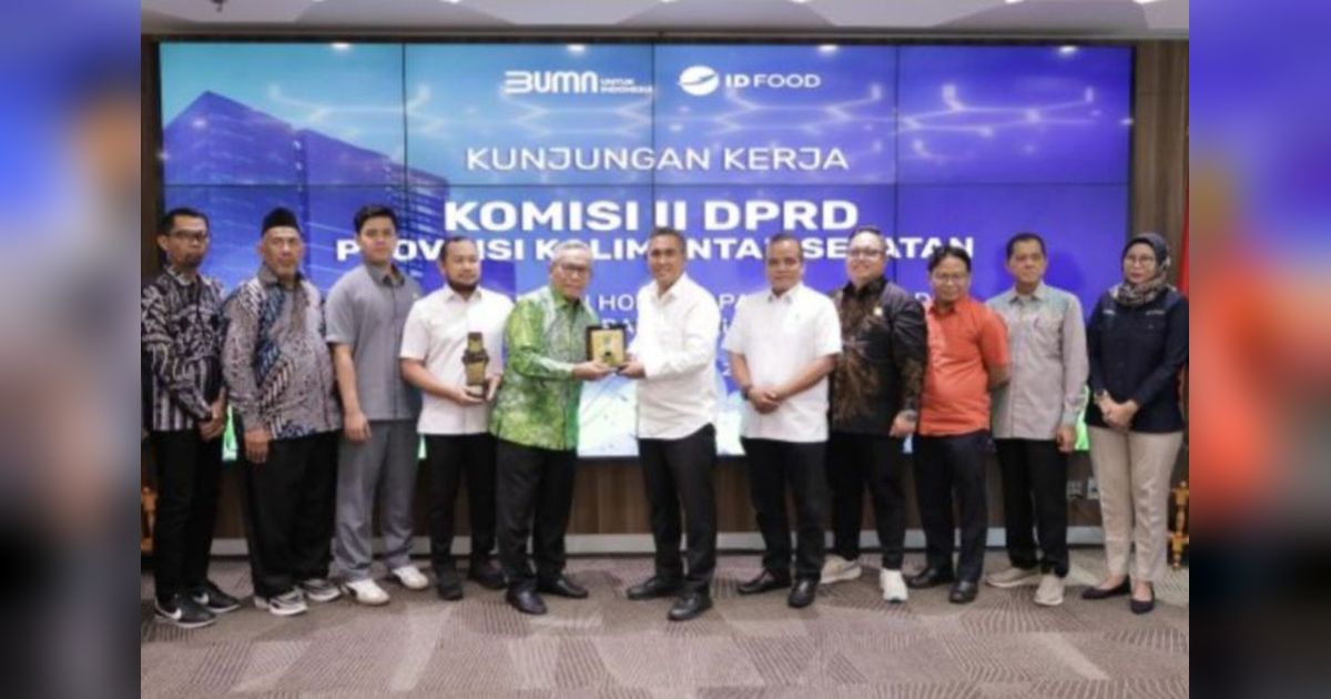DPRD Kalsel Kunjungi ID Food, Jajaki Kerja Sama Tingkatkan Ketahanan Pangan Banua