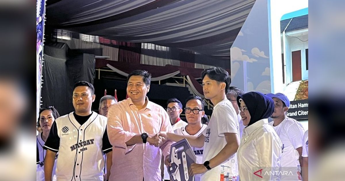 100 Rumah Subsidi untuk Pekerja Diresmikan di Hari Buruh Internasional