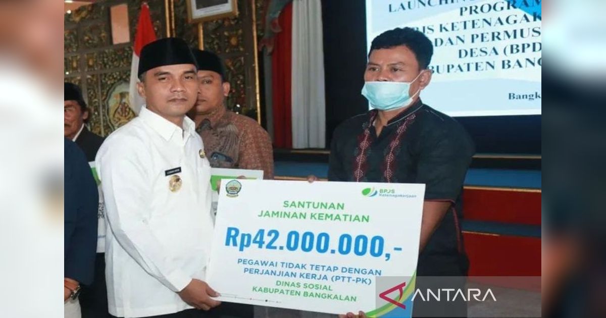 Pemkab Bangkalan Lindungi 1.736 Anggota BPD dengan Jamsostek