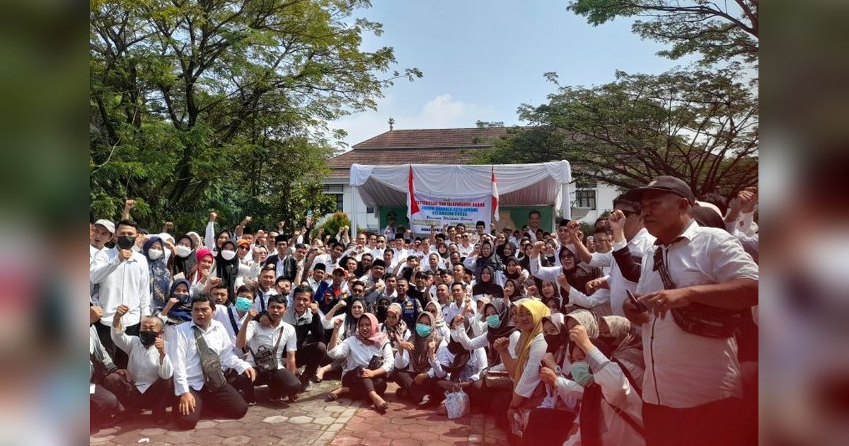 5000 Honorer Kota Serang Desak Pemkot Usulkan Pengangkatan PPPK