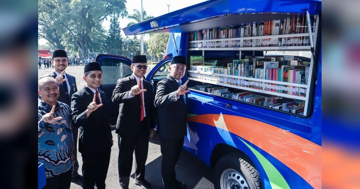 Perpusnas Tingkatkan Minat Baca di Ciamis dengan Mobil dan Motor Perpustakaan Keliling