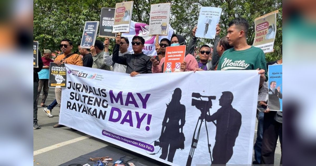 10 Tuntutan Koalisi Roemah Jurnalis Sulteng di Hari Buruh: Perlindungan Jurnalis dan Kebebasan Pers
