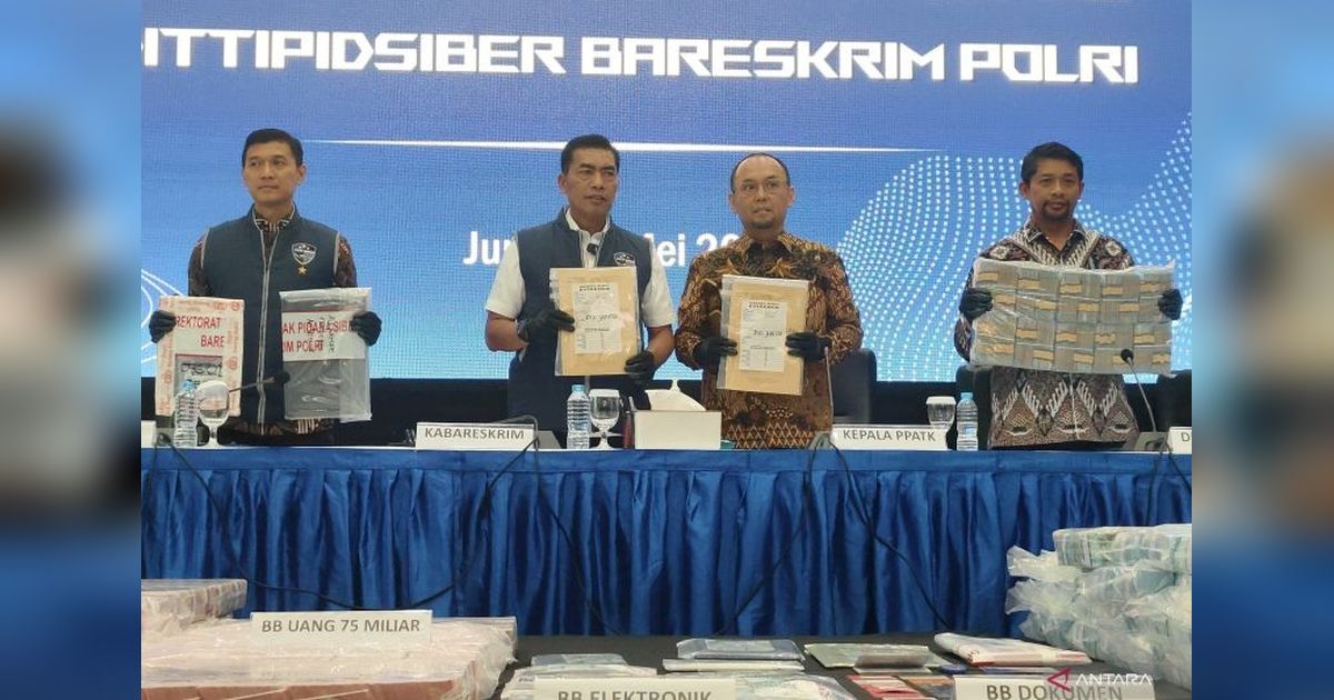 Polri Blokir 865 Rekening Judi Online Senilai Rp194,7 Miliar