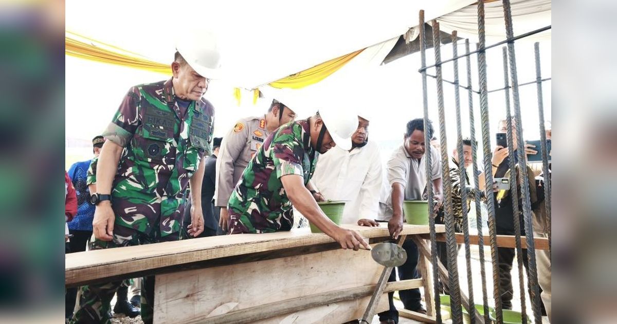 TNI AD Bangun Sekolah Gratis di Ponpes Riyadus Sholihin Lampung, Wujud Dukungan Pendidikan bagi Masyarakat Tidak Mampu