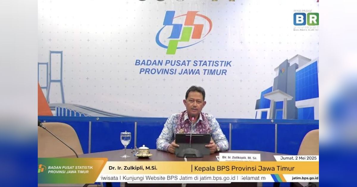 Inflasi Jawa Timur April 2025 Capai 0,93 Persen, Tarif Listrik Jadi Penyumbang Utama