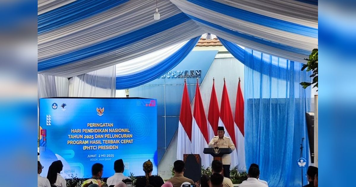 Prabowo Luncurkan 4 Program Pendidikan di Hari Pendidikan Nasional