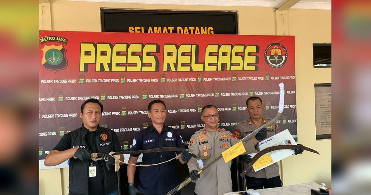 Tawuran di Jakut: Polisi Tangkap Dua Pelaku Pembacokan, Satu Korban Luka Parah