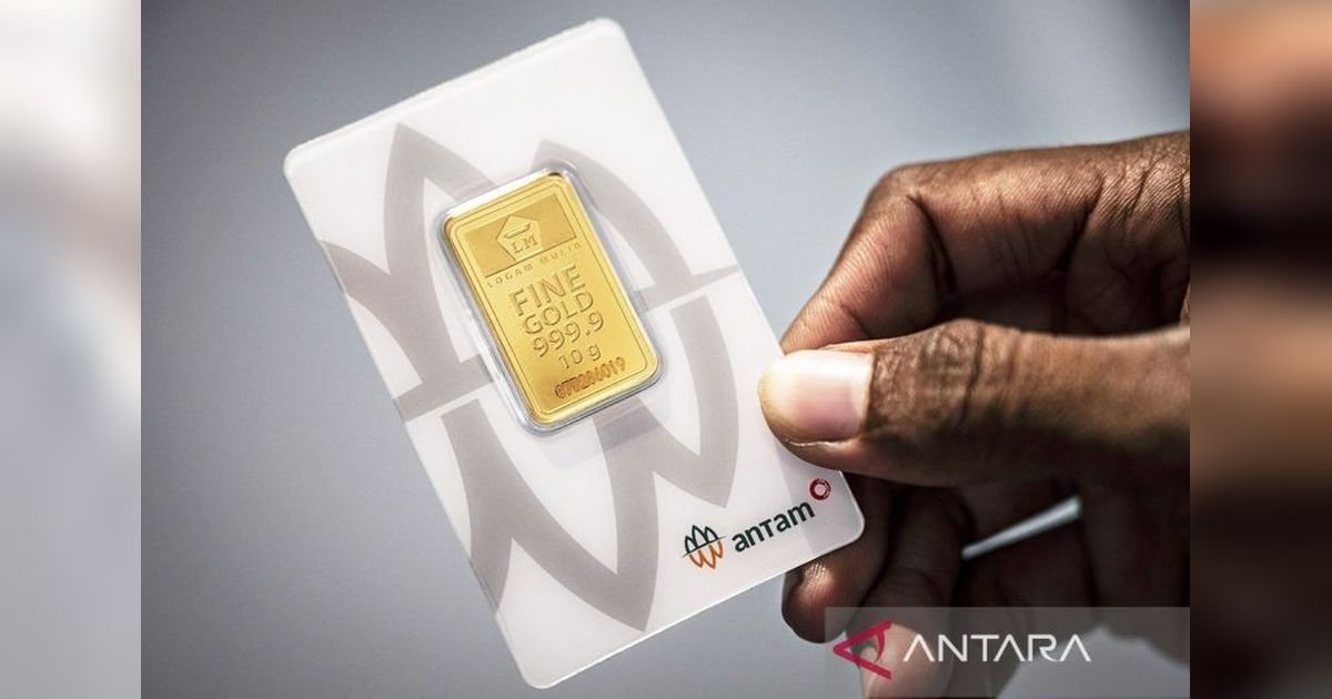 Harga Emas Antam Turun Lagi! Kini Rp1,9 Juta per Gram