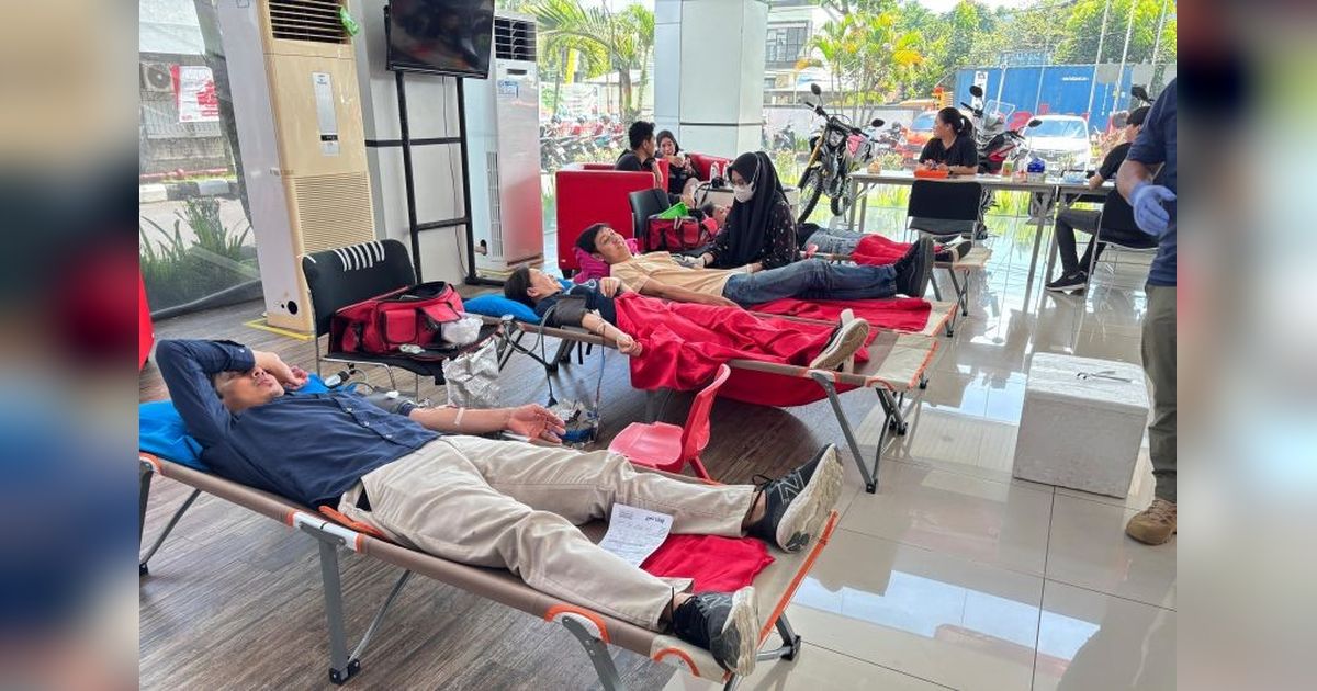 PT DAW Gelar Donor Darah Massal, Puluhan Kantong Darah Terkumpul di Sulut