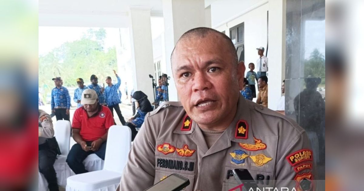 Polres Supiori Siagakan Personel untuk Amankan PSU Pilkada Papua