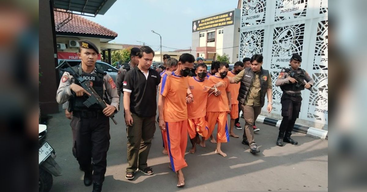 Geng Spesialis Bobol ATM Minimarket di Jabar Dibekuk Polres Karawang