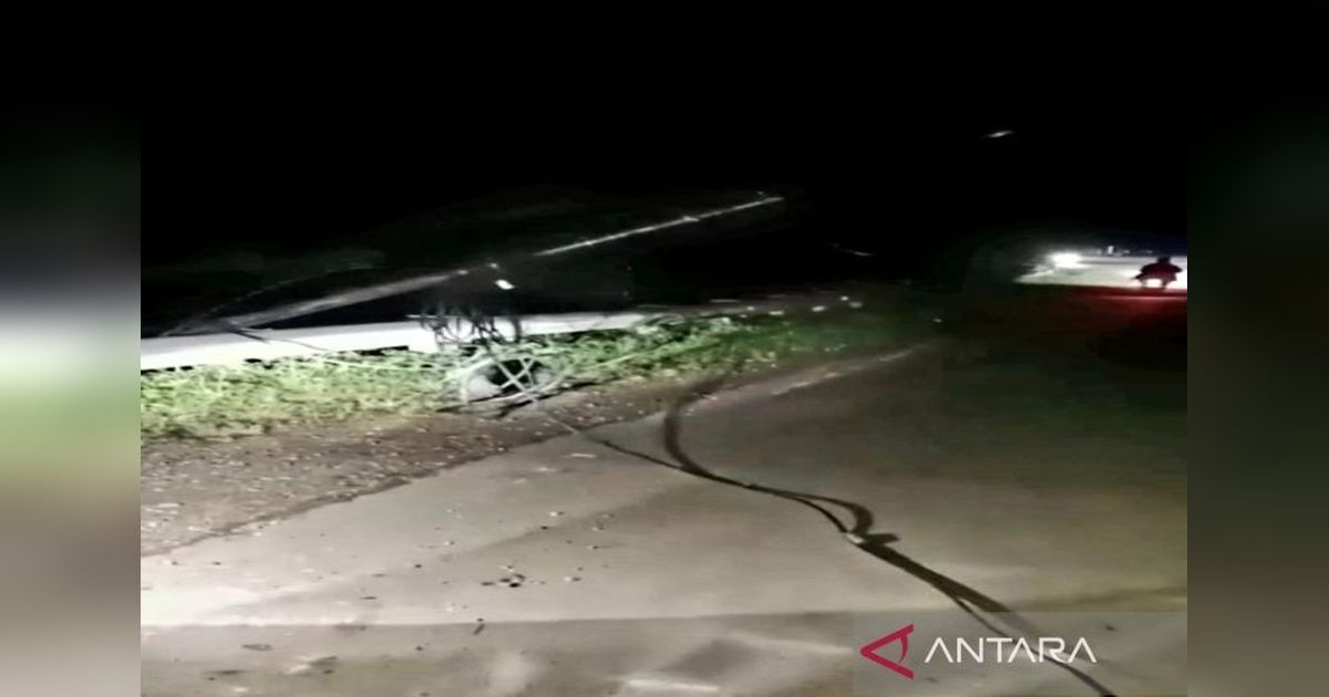 Gempa Pohuwato M 6,0: Tiang Telkom Roboh, Warga Gorontalo Utara Waspada