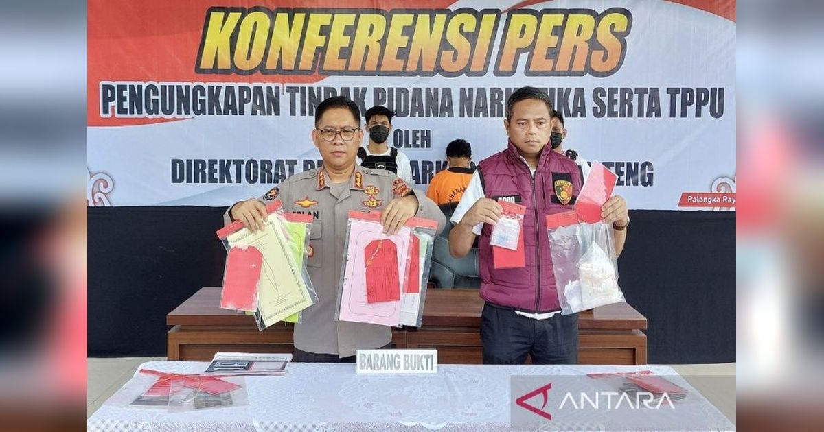 Polda Kalteng Ringkus Bandar Narkoba, Sita Sabu 497,78 Gram dan Aset Rp1,9 Miliar!