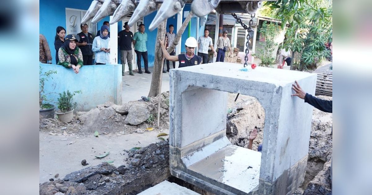 Pemkot Bandarlampung Bangun Saluran Air Baru Antisipasi Banjir di Panjang Utara