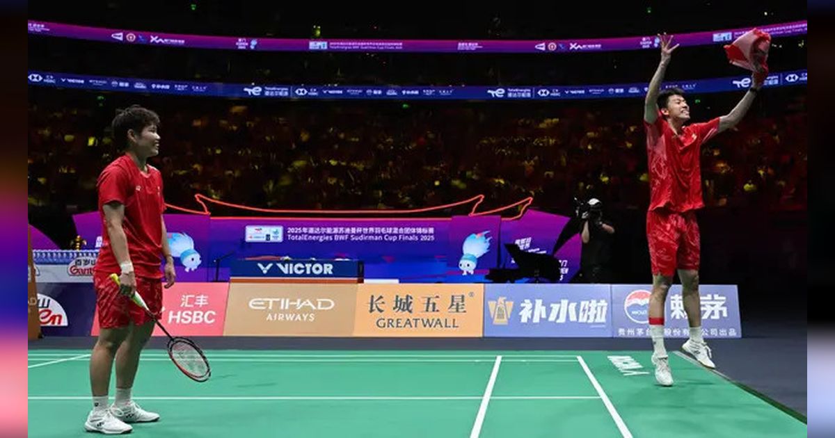Final Piala Sudirman 2025: China Juara Usai Kalahkan Korea Selatan