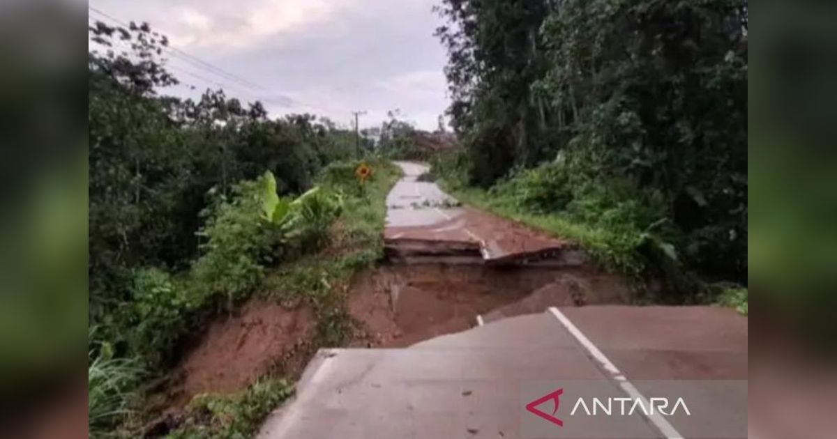 Longsor Putus Jalan Talisayan-Tanjung Redep, Pemprov Kaltim Bergerak Cepat