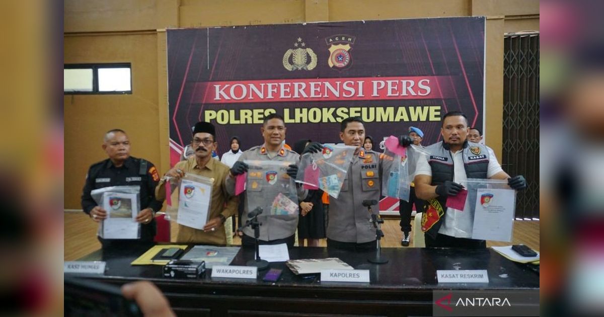 Polisi Lhokseumawe Bongkar Prostitusi Online, Tiga Pelaku Ditangkap