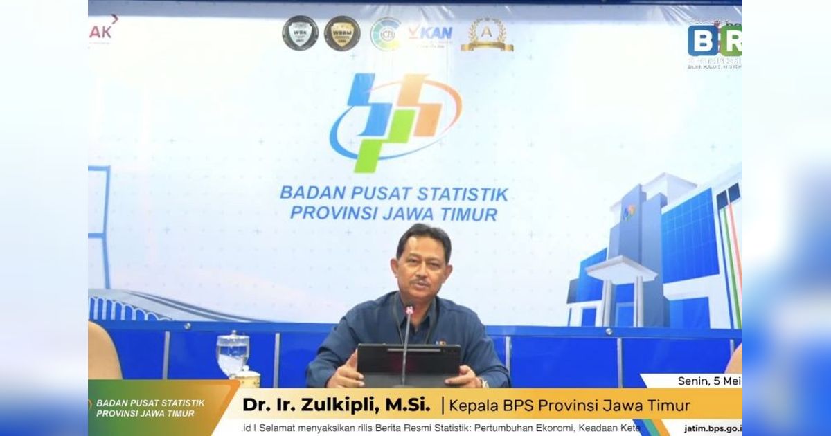 Pertumbuhan Ekonomi Jawa Timur Tembus 5 Persen di Triwulan I 2025