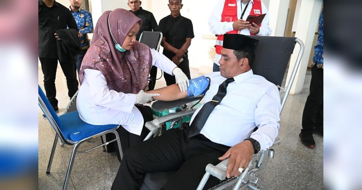 50 Kantong Darah Terkumpul dalam Aksi Donor Darah HUT Ke-41 Kota Jantho