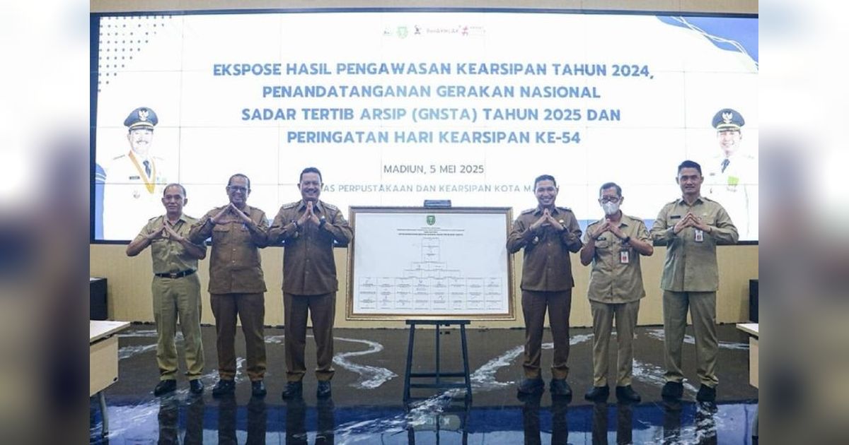 Pemkot Madiun Luncurkan GNSTA 2025: Wujudkan Tata Kelola Arsip yang Tertib dan Profesional