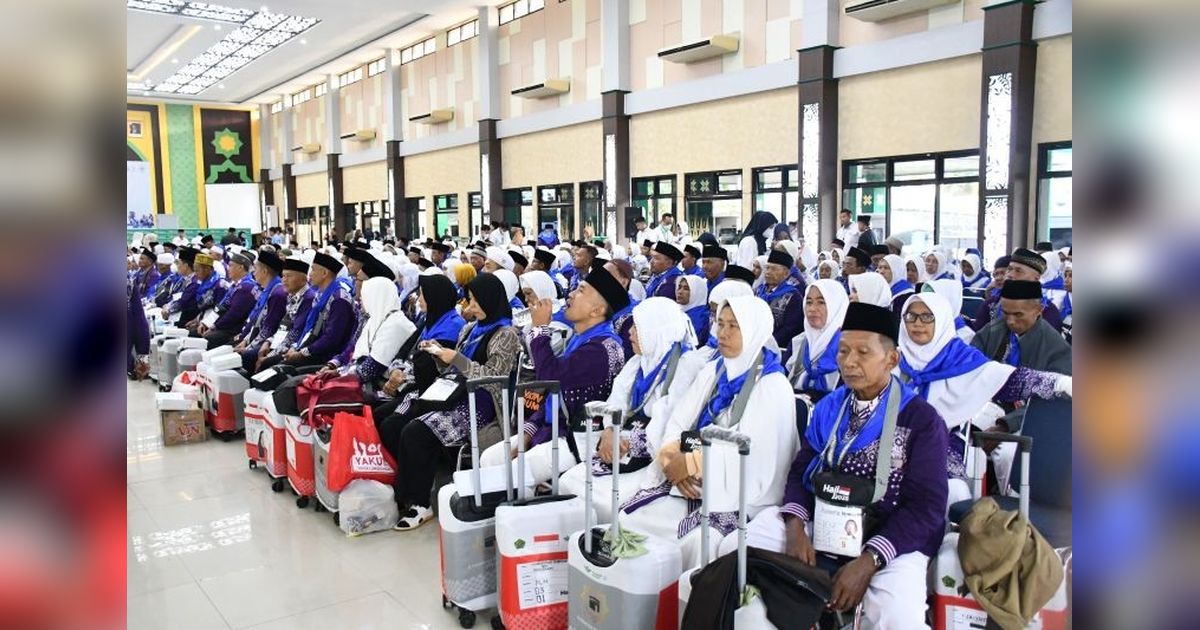 370 Calon Haji OKU Timur Tiba di Asrama Haji Palembang, Siap Berangkat ke Tanah Suci