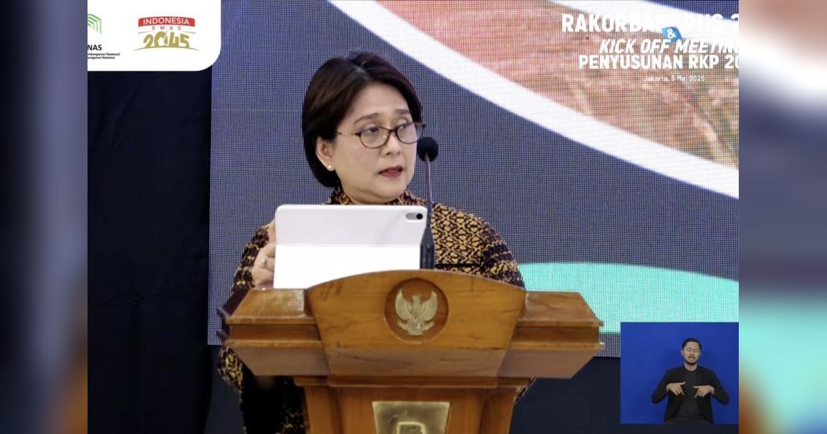 Bappenas Targetkan Finalisasi Rancangan Perpres RKP 2026 Juni 2025