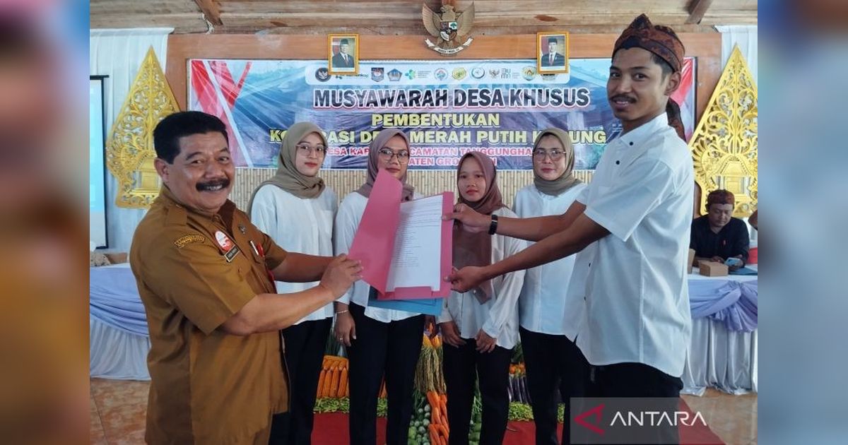 Koperasi Merah Putih Desa Kapung Grobogan Resmi Berdiri, Siap Dongkrak Ekonomi Lokal