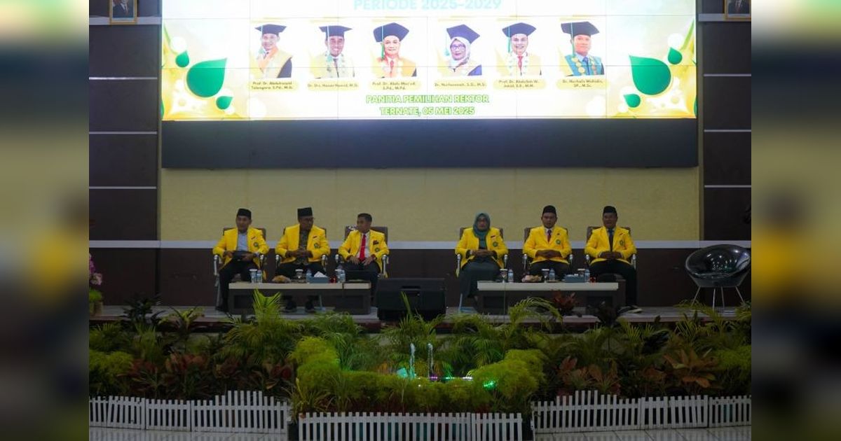 Enam Bakal Calon Rektor Unkhair Ternate Paparkan Visi dan Misi
