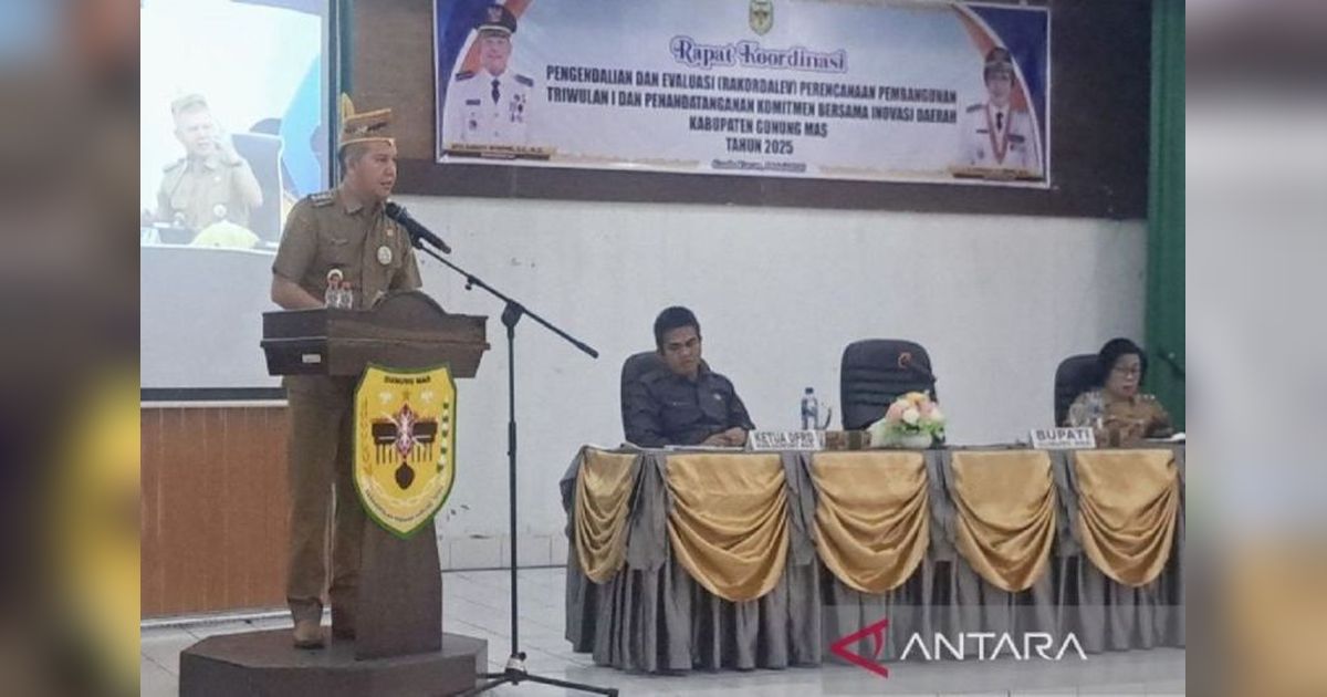 Pendapatan Pemkab Gunung Mas Triwulan I Capai Rp24 Miliar, Bupati Dorong Inovasi