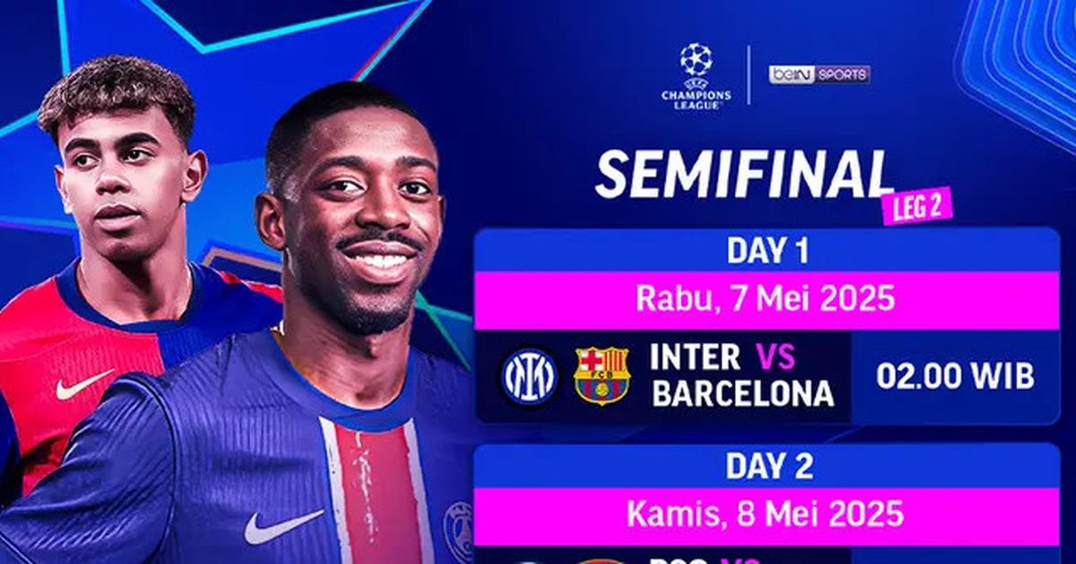 Link Nonton Live Streaming Inter Milan Vs Barcelona di SCTV, Kick-Off 02.00 WIB Malam ini