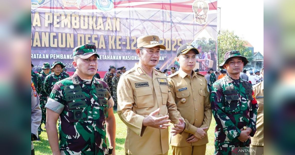 Pemkab Lamongan dan TNI Percepat Pembangunan Desa melalui TMMD ke-124