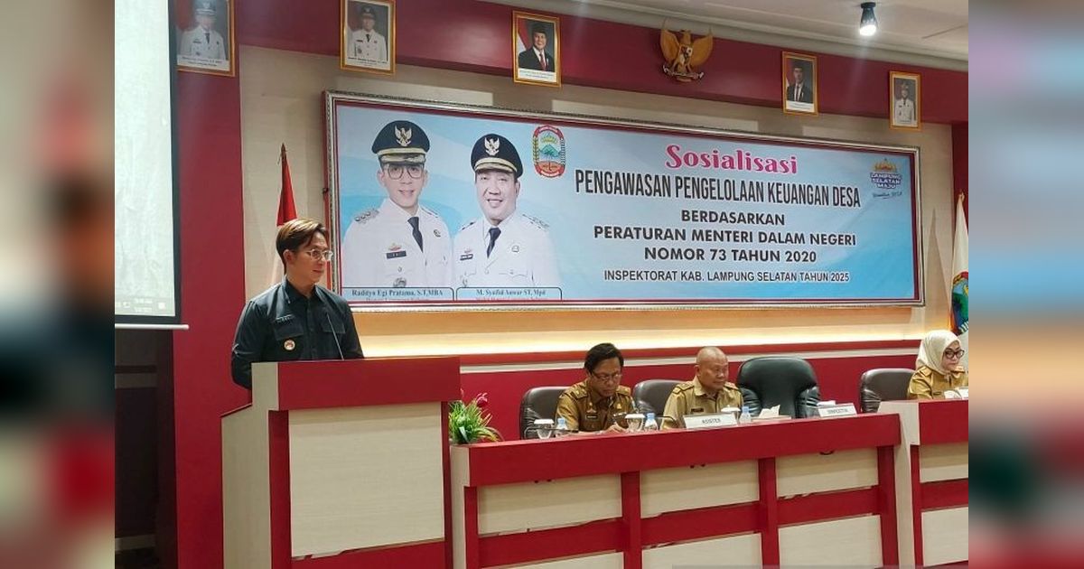 Bupati Lampung Selatan Tekankan Transparansi Pengelolaan Dana Desa