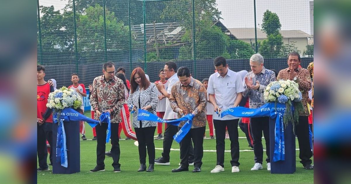 FIFA Arena di Ciputat: Erick Thohir Tekankan Pembinaan Karakter Generasi Muda