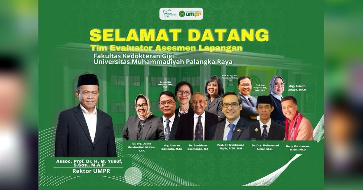 UMPR Siap Hadapi Penilaian Lapangan Prodi FKG: Targetkan Prodi Unggulan di Kalteng